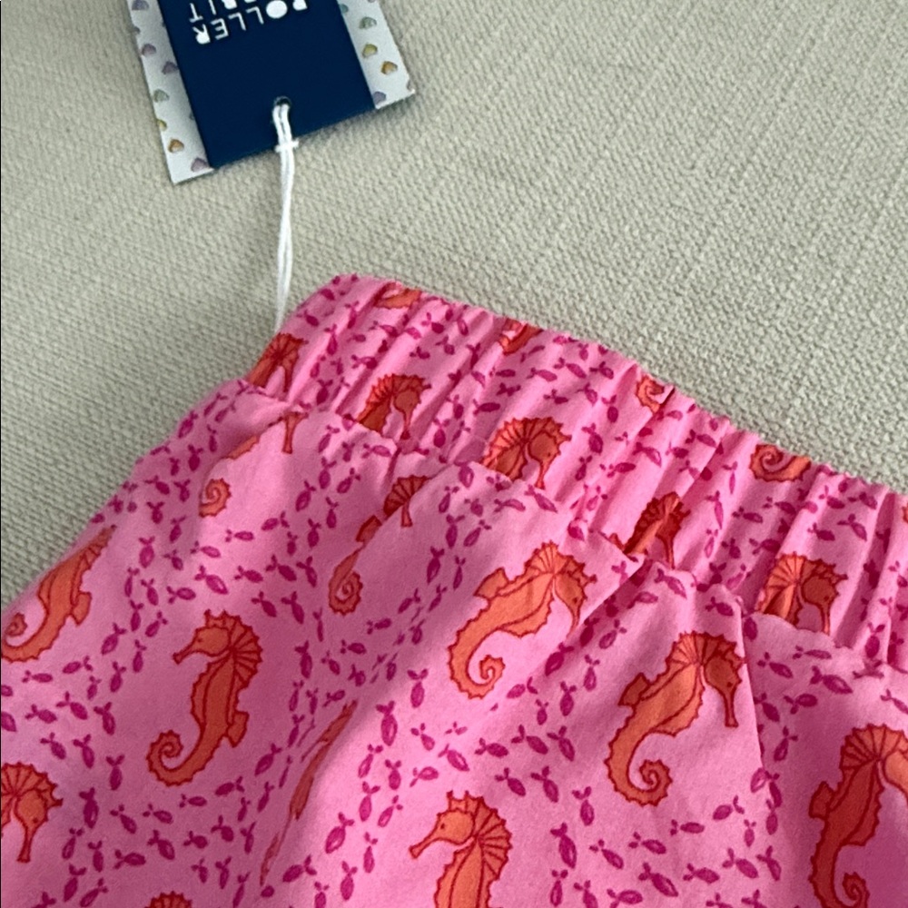 Roller Rabbit x Target Pink and Orange Seahorse Poplin Boxer Shorts L NEW - Picture 7 of 7